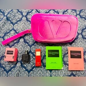 Valentino Cosmetic Pouch & Perfume Set
